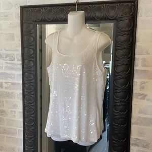 Luminous Sequin Tank
